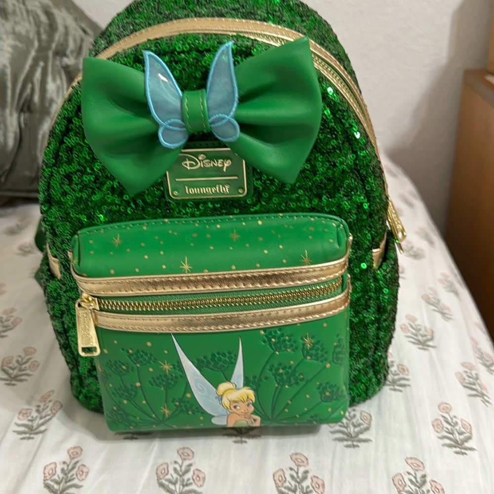 Loungefly tinkerbell backpack clean in and out